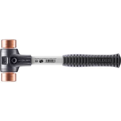HALDER Simplex Schonhammer Ø 40 mm Kupfer mit verstärkem Tempergussgehäuse und