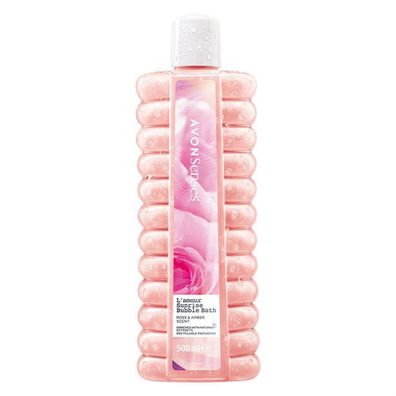 AVON Bubble Bath Schaumbad Rose & Warmer Amber 500 ml