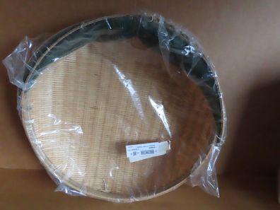 Bambus Schale Hawaii Bambuskorb Obstkorb mit Mückenabdeckung