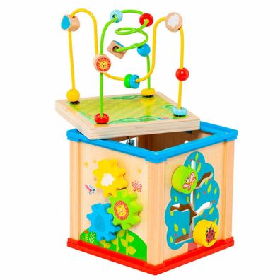 Aktivitätswürfel 5tlg. aus Holz