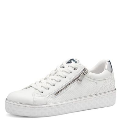 Marco Tozzi Sneaker - Weiß / Silber Textil/Synthetik
