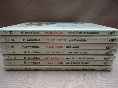 8 x Henri Arnoldus Pitje Puck Weichert Verlag ... hat Glück im Unglück