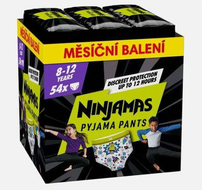 Pampers Ninjamas Pyjamahose Monatswindelpaket 27-43kg (54 Stück)