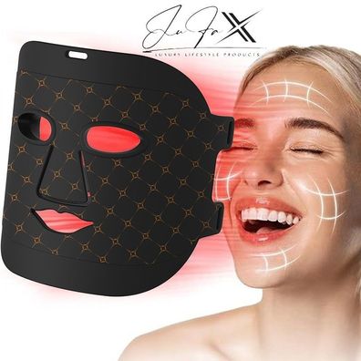 PROFI Kosmetik LED Gesichtsmaske Lichttherapie Anti Aging & Falten Akne Maske
