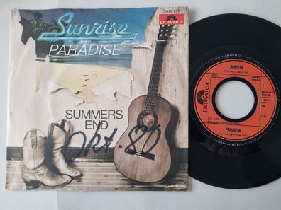 Sunrise - Paradise 7'' Vinyl Germany
