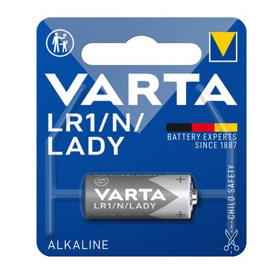 VARTA LR1 Lady N 4001 MN9100 Batterie 850mAh ø12x29mm 4001
