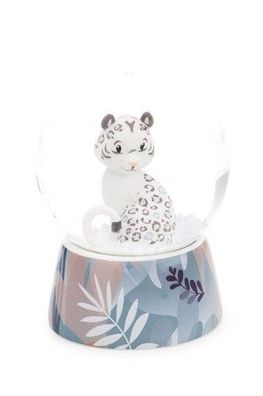 NICI Wild Winter 2025 Schneekugel Schüttelkugel Schneeleopard Eleni ø 6,5cm Neuware