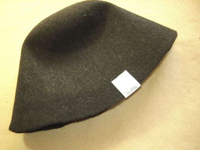 Hutstumpen Wolle Haar Rauhloden dunkelgrün 120 gr Ü 4* cm Rd 82 cm Stu 931
