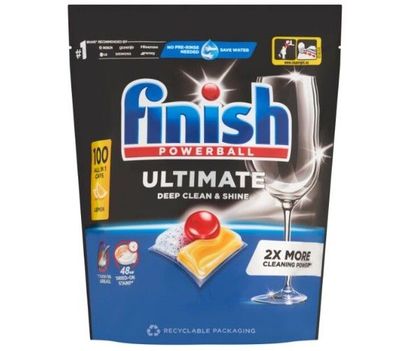 Finish Ultimate All in 1 Lemon Dishwasher Kapseln 100pcs