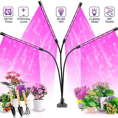 LED Pflanzenlampe Gewächshaus Vollspektrum Pflanzenbeleuchtung Wachstumslampe