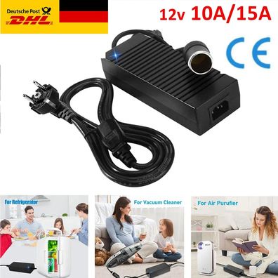 220V AUF 12V 10A/15A Spannungswandler KFZ Netzadapter Wechselrichter Netzteil