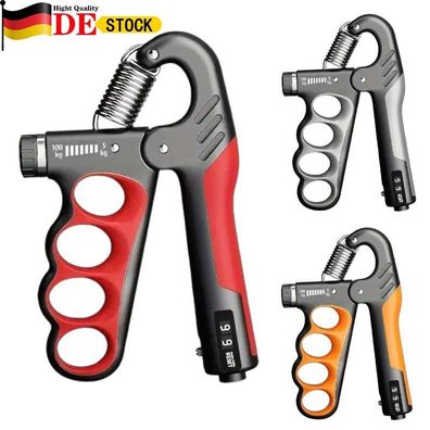 Handtrainer Unterarmtrainer mit Zählfunktion 5-100KG Verstellbarer Fingertrainer