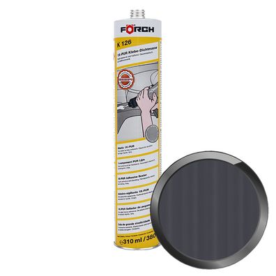 FOERCH K126 1K-PUR KLEBE-DICHTMASSE 0.31 LTR Karosserie Spoiler Metallkleber