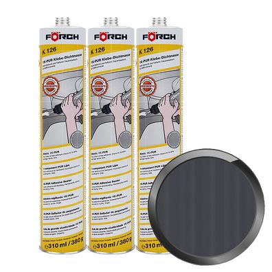 3x FOERCH K126 1K-PUR KLEBE-DICHTMASSE 0.31 LTR Karosserie Spoiler