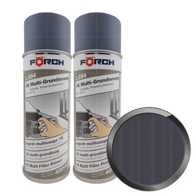 2x FOERCH L284 1K MULTI-GRUNDIERUNG 0.4 LTR Grundierfüller Stahl