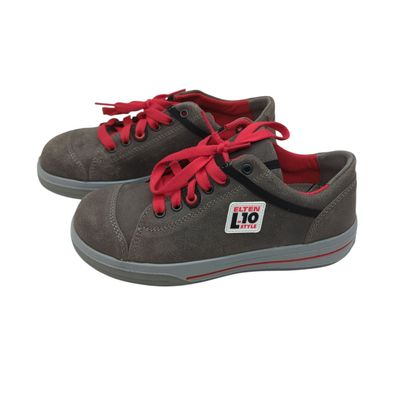ELTEN Vintage Low ESD S3 Sicherheitsschuhe Leder Gr. 37 Grau