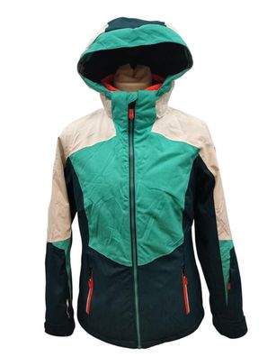 Killtec Damen Skijacke mit Kapuze Schneegürtel 36 Aqua