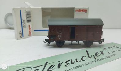 Märklin H0 AC 48750 Gedeckter Güterwagen / Gr / NEM / DRG / OVP weiß
