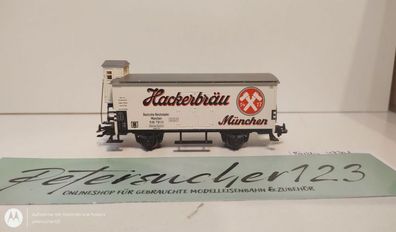 Märklin H0 AC 48301 Bierwagen "Hackerbräu" 19. Int MoBa Muc 2001 / NEM / DRG
