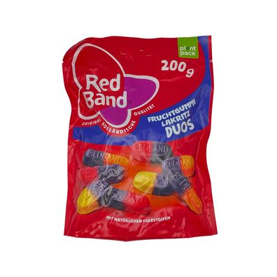 Red Band Fruchtgummi Lakritz Duos 200g Beutel