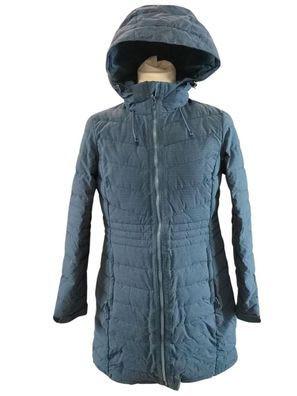 Killtec Damen Steppmantel abnehmbare Kapuze 38 dunkelblau