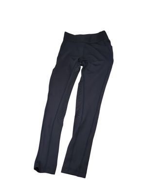 HORZE Madison Kinder Reitleggings Vollbesatz Silikon-Grip Blau 130