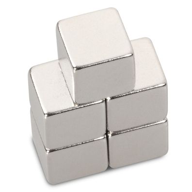 5 Stück Magnet-Würfel für Glasmagnettafeln Kühlschränke Whiteboards 1x1cm