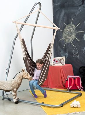 Amazonas Luna Hängesessel-Gestell - freistehendes Stahlgestell RockStone