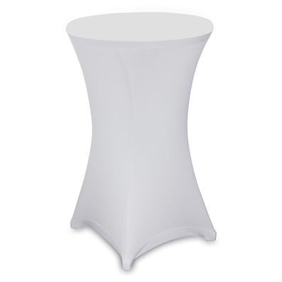 Stehtischhusse Stretch Weiß 60cm