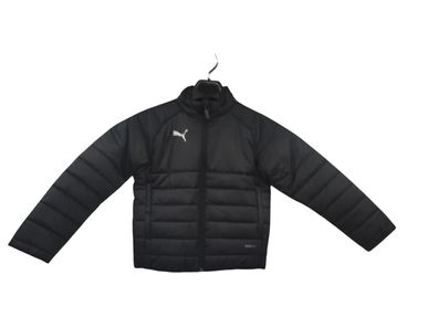 PUMA Teamliga Jr Zip Kinderjacke Schwarz Größe 128