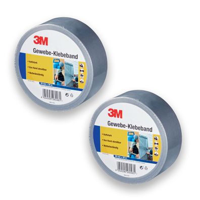 0,15€/lfm 3M Gewebe-Klebeband Panzerband Gaffa-Tape 50mm wasserfest 2er Set NEU