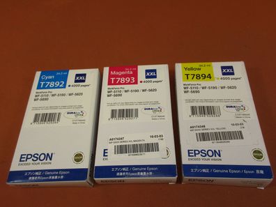 Original EPson T7892/T7893/T7894 OVP