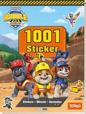Panini Paw Patrol Rubble Crew 1001 Sticker Stickern, ätseln Ausmalen Kinderbuch