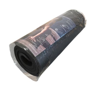 TechFit Yoga-Matte rutschfest für Heimfitnessstudio schwarz