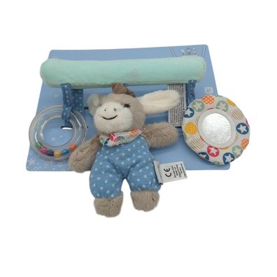 Sterntaler Hängespielzeug Esel Emmi mit Klettverschluss Rassel ab Geburt