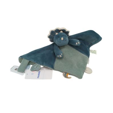 Noukies Babyspielzeug Veloudoux Trostspender Ops Triatops Blau