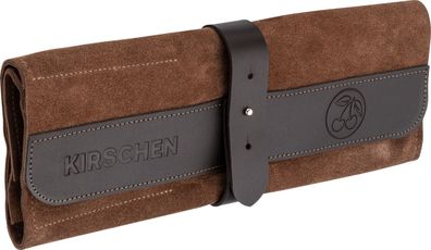 Kirschen Veloursleder-Rolltasche leer für Stechbeitelsätze 12 Fächer 3501100