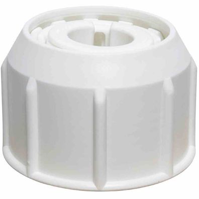 Überwurfmutter mit Adapterset, weiß 34109