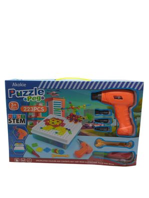 Akokie Spielzeugset ab 3 Jahren mit Bohrmaschine Werkzeugset für Kinder