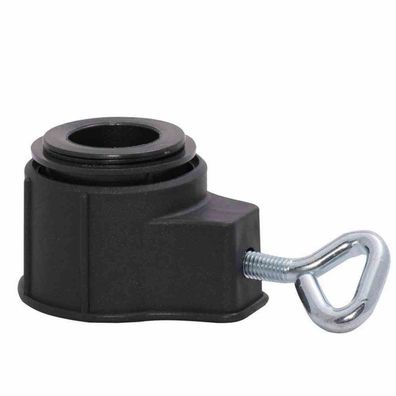 Abschlußring grau mit 3-fach Adapter, zu Schirmst