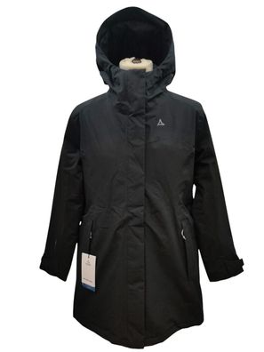 Schöffel Damenparka Style Froda WMS, wasserdicht, schwarz, Größe 42