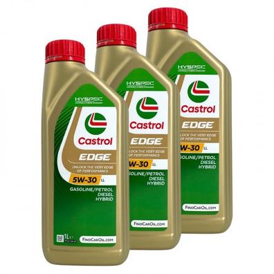 Castrol Edge 5W-30 LL 3x1 Liter