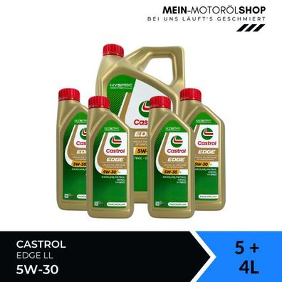 Castrol Edge 5W-30 LL 5 + 4 Liter