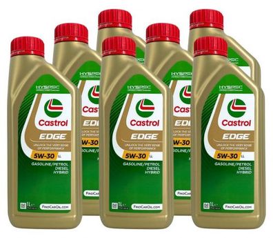 Castrol Edge 5W-30 LL 7x1 Liter