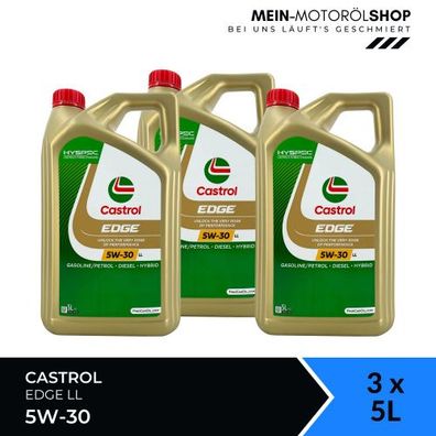 Castrol Edge 5W-30 LL 3x5 Liter