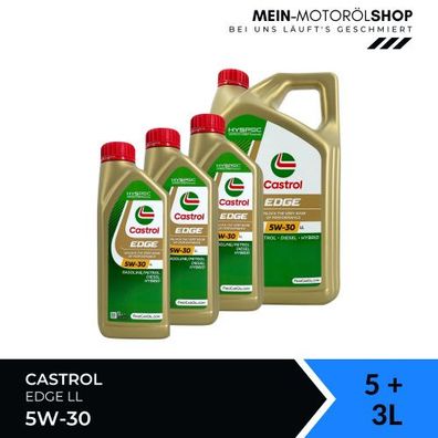 Castrol Edge 5W-30 LL 5 + 3 Liter