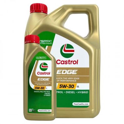 Castrol Edge 5W-30 LL 4 + 1 Liter