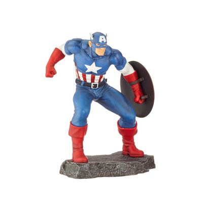 SEMIC Captain America mit Vibraniumschild | Marvel Civil War Sammelfigur | 20 cm