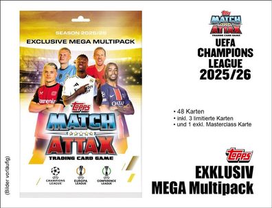 Topps UEFA Champions League 2025/2026 TC - Exklusiv MEGA Multipack