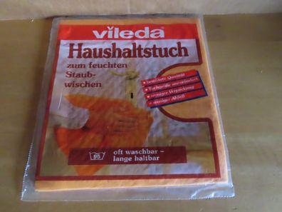 Haushaltstuch zum feuchten Staubwischen orange / Vileda